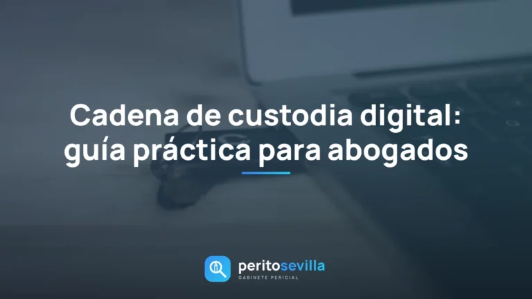 cadena de custodia digital – PeritoSevilla