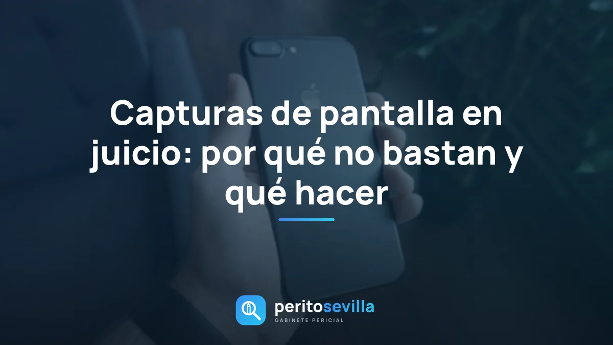 capturas de pantalla en juicio – PeritoSevilla