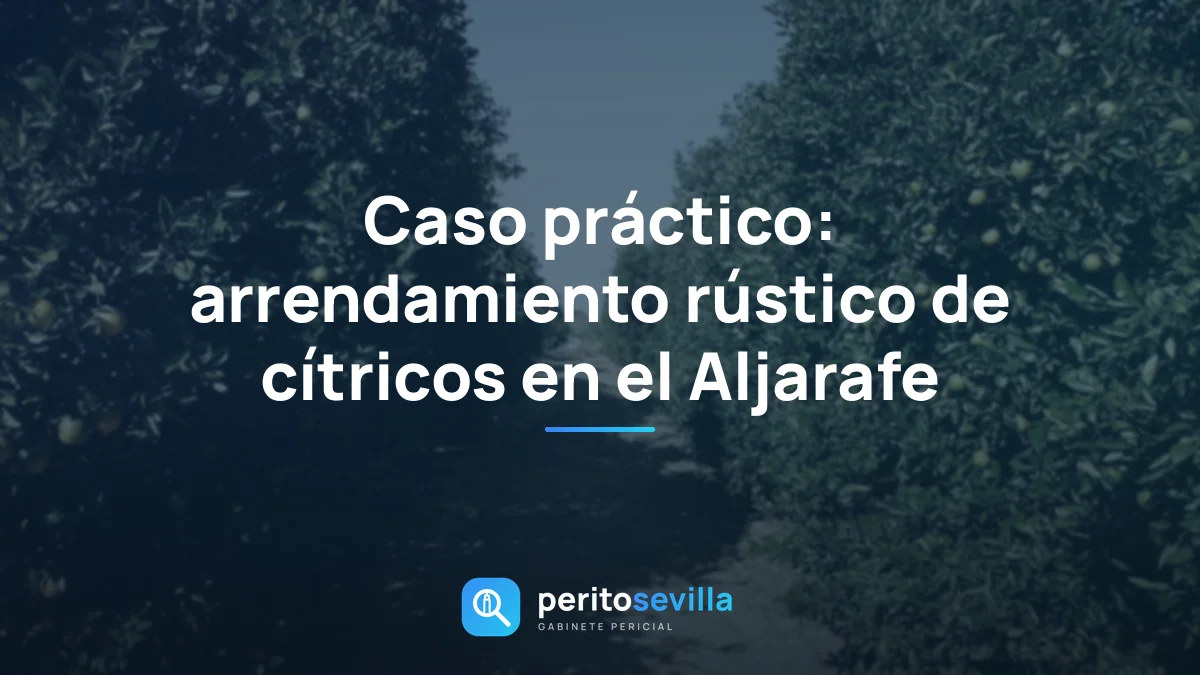Caso práctico: arrendamiento rústico de cítricos en el Aljarafe