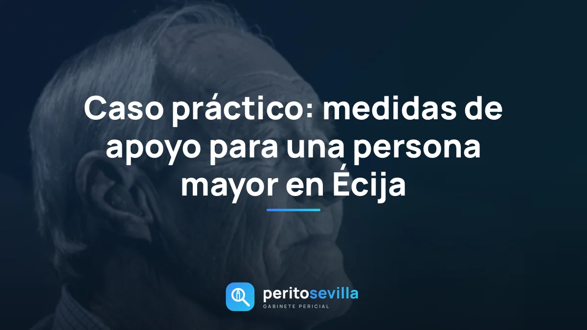 Caso práctico: medidas de apoyo para una persona mayor en Écija