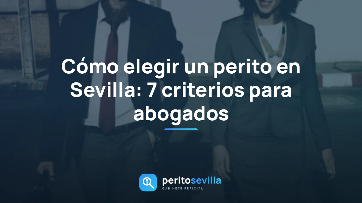 cómo elegir un perito – PeritoSevilla