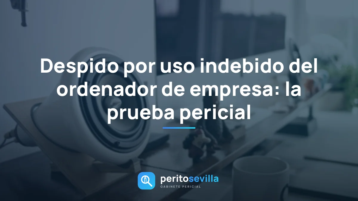 Despido por uso indebido del ordenador de empresa: la prueba pericial