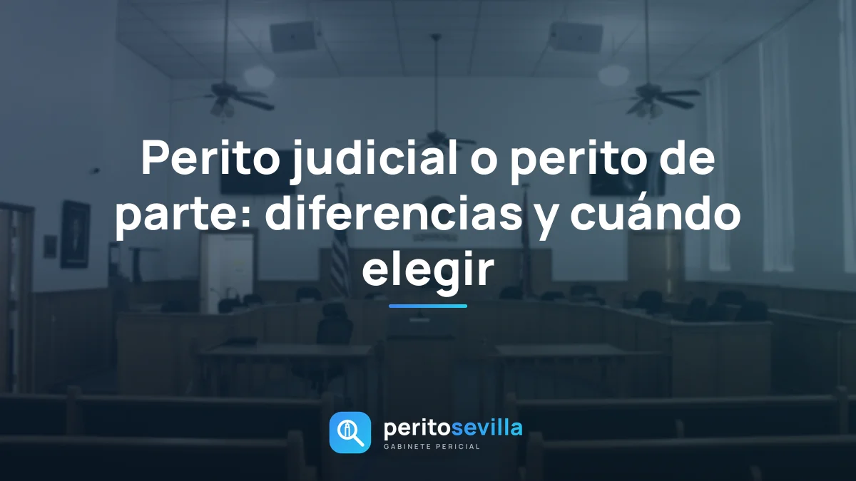 perito judicial o perito de parte – PeritoSevilla