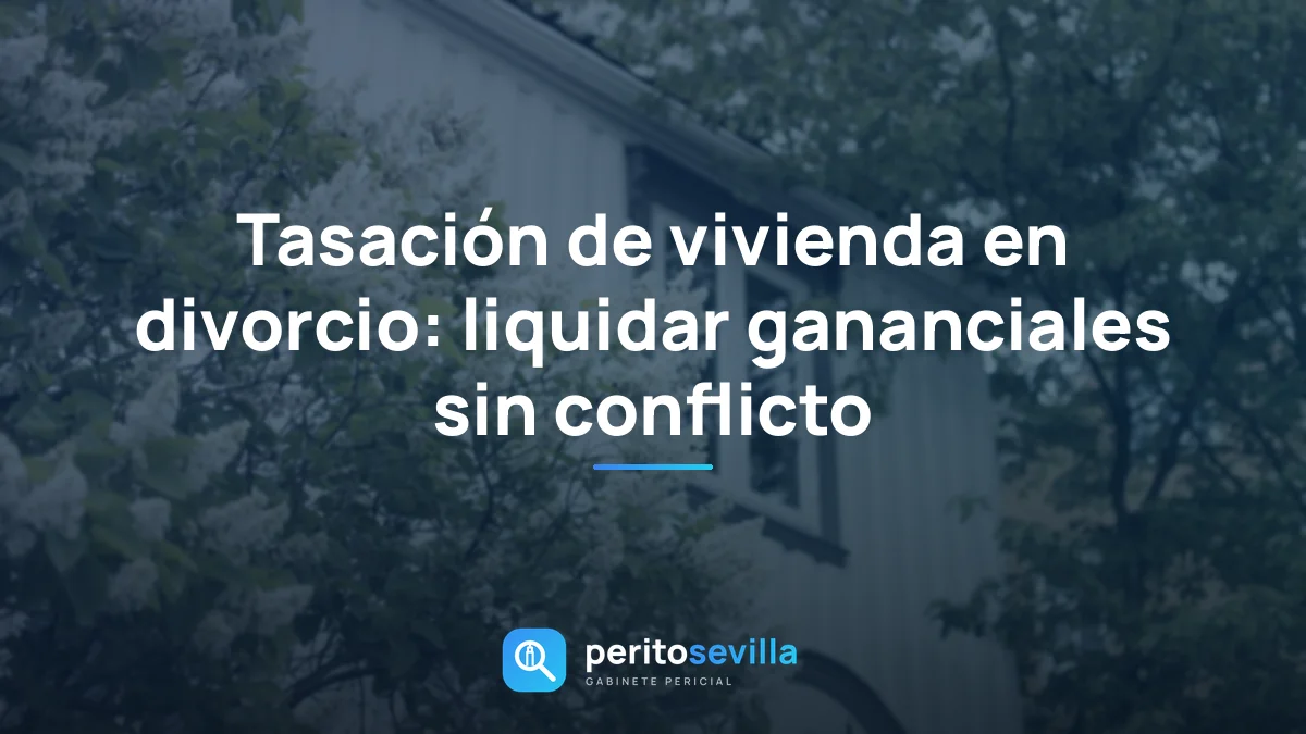 Tasación de vivienda en divorcio: liquidar gananciales sin conflicto