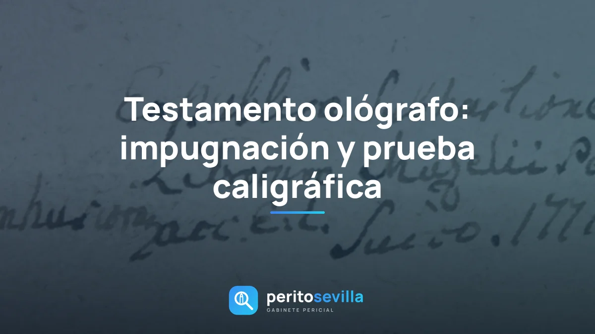 testamento ológrafo – PeritoSevilla
